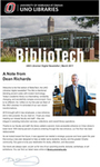 BiblioTech, March 2017 by UNO Libraries