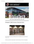 BiblioTech, March 2022 by UNO Libraries