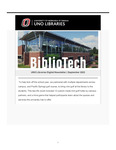 BiblioTech, September 2023 by UNO Libraries