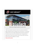 BiblioTech, November 2023 by UNO Libraries