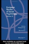 <i>European Review of Social Psychology - Volume 13</i> by Wolfgang Stroebe, Miles Hewstone, and Carey S. Ryan