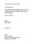 <i>The Conference Proceedings of the 1997 Air Transport Research Group (ATRG) of the WCTR Society (October 1997)</i>