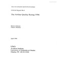 <i>The Airline Quality Rating 1996</i> by Brent D. Bowen, Dean Headley, and UNO Aviation Institute