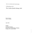 <i>The Airline Quality Rating 1999</i> by Brent D. Bowen, Dean Headley, and UNO Aviation Institute