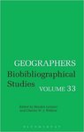 <i>Geographers: Biobibliographical Studies, Volume 33</i> by Hayden Lorimer, Charles W.J. Withers, and Christina E. Dando